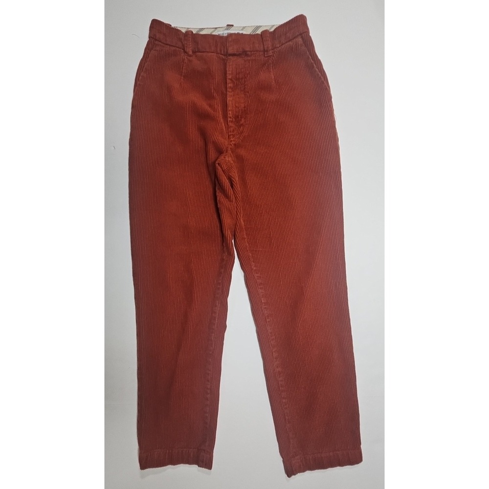 UNIQLO Brown High Rise Tapered Ankle Corduroy Pants Women's Size 0 Retro-462076